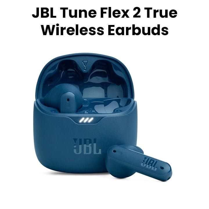 سماعات جي بي إل تيون فليكس داخل الأذن لاسلكية مع إلغاء الضوضاء - أزرق | TUNEFLEX