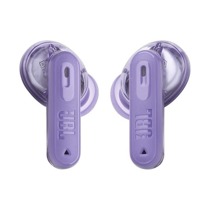 JBL Tune Beam 2 True Wireless Noise Cancelling Earbuds Ghost Edition, Up To 48 Hours Total Playback, IP54 Dust And Water Resistant - Purple - TUNEBEAM2