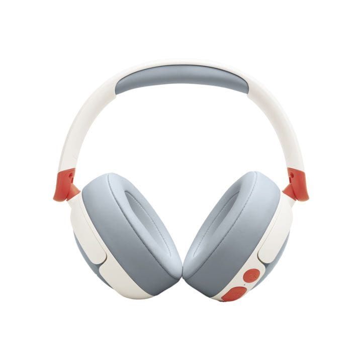 JBL 470NC Wireless Over-Ear Noise Cancelling Kids Headphones Safe Sound, Parental Control With Customizable Volume - White - JBLJR470NCWHT