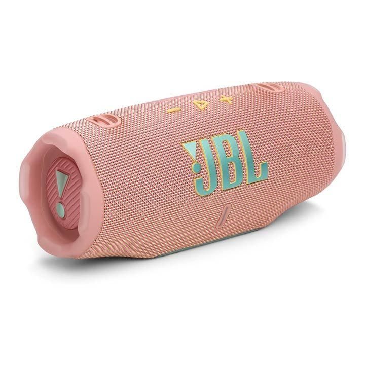 JBL Charge 6 Portable Waterproof And Drop-Proof Bluetooth Speaker With Powerbank, Durable Design Perfect For Outdoor And Indoor Use - Pink - JBLCHARGE6PIK