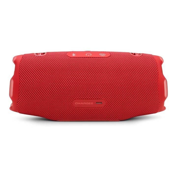JBL Charge 6 Portable Waterproof And Drop-Proof Bluetooth Speaker With Powerbank, Durable Design Perfect For Outdoor And Indoor Use - Red - JBLCHARGE6RED