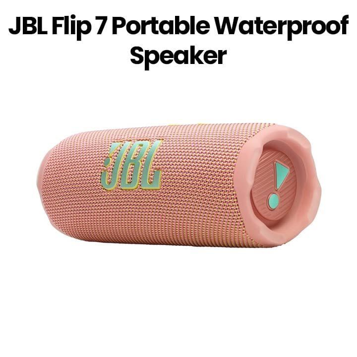 JBL Flip 7 Portable Waterproof And Drop-Proof Bluetooth Speaker, Enjoy Powerful Sound, Durable Design, And Long Battery Life - Pink - JBLFLIP7PIK