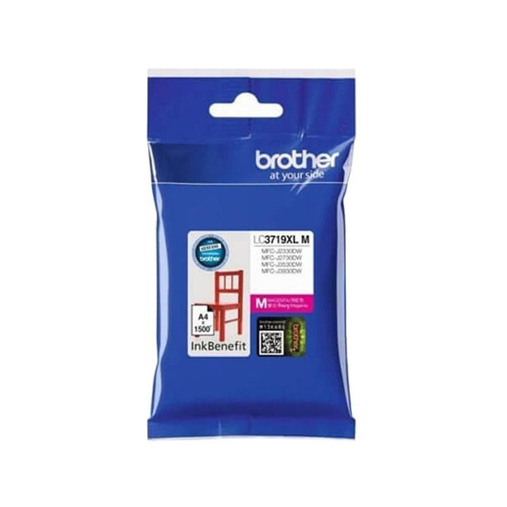 Genuine Brother Ink Cartridge For Consistent Performance And Superior Print Quality - Magenta - LC3719XLM