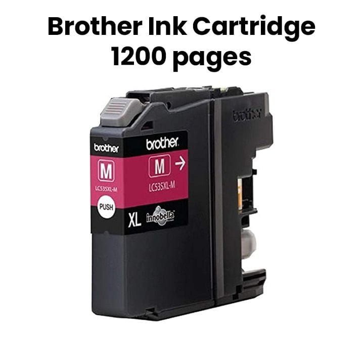 Genuine Brother Ink Cartridge For High-Quality Prints, Sharp Text, And Vibrant Color - Magenta - LC535XLM