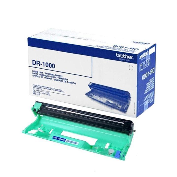 Genuine Brother Laser Printer Drum Unit, Ensures Sharp Text, Consistent Printing - Black - DR-1000