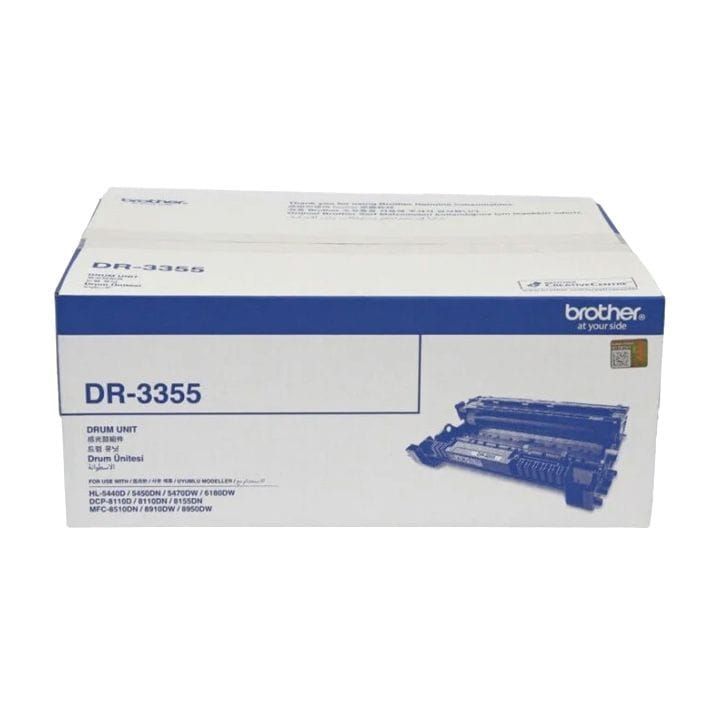 Brother Genuine Laser Printer Drum Unit, Produces Sharp, Clean Text And Consistent Output Every Print - Black - DR-3355