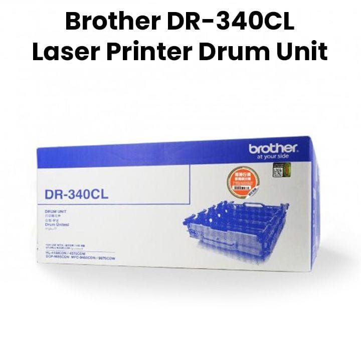 Brother Genuine Laser Printer Drum Unit, Produces Sharp, Clean Text And Consistent Output Every Print - Black - DR-340CL