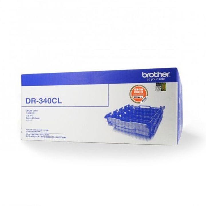Brother Genuine Laser Printer Drum Unit, Produces Sharp, Clean Text And Consistent Output Every Print - Black - DR-340CL