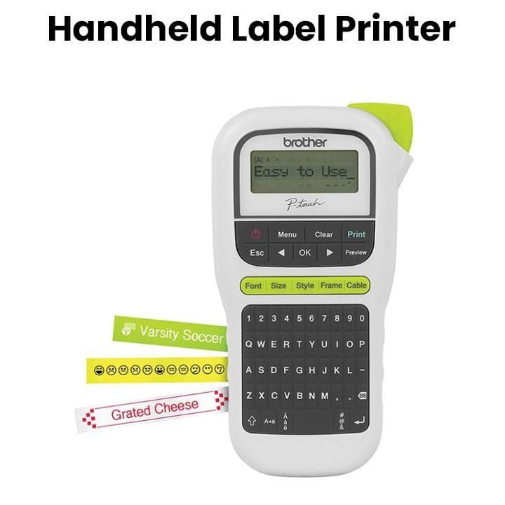 Brother PT-H110 Laminated Label Printer | Up to 12mm Width | Compact & Portable | Intuitive Easy-to-use Keyboard