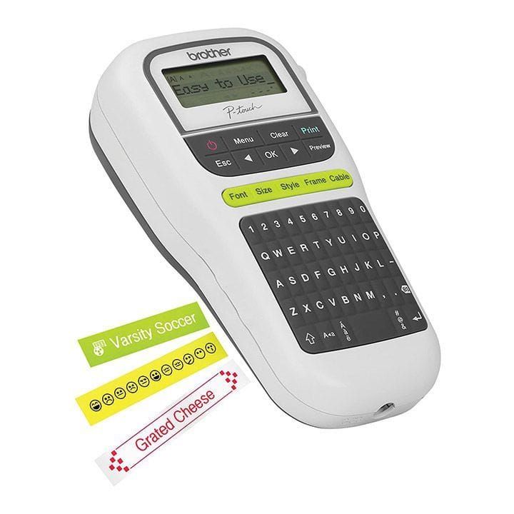 Brother PT-H110 Laminated Label Printer | Up to 12mm Width | Compact & Portable | Intuitive Easy-to-use Keyboard
