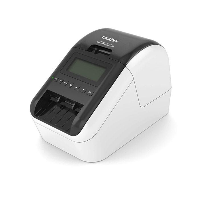 طابعة ملصقات مكتبية لاسلكية من براذر QL-820NWB