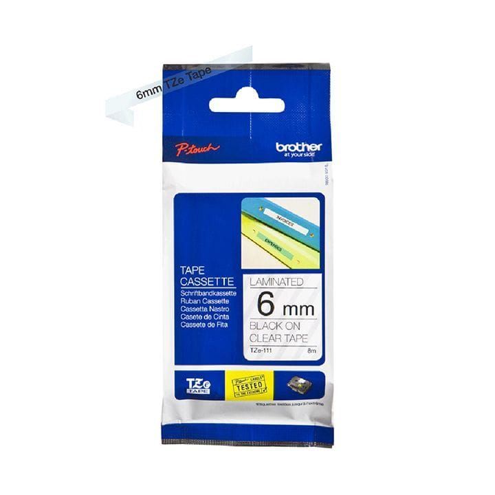 Genuine Brother TZe-111 6mm Label Tape