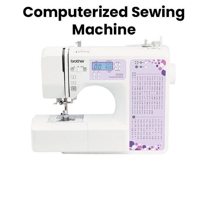 Brother Computerized Sewing Machine For Advanced Stitching, Easy Operation - White - FS155