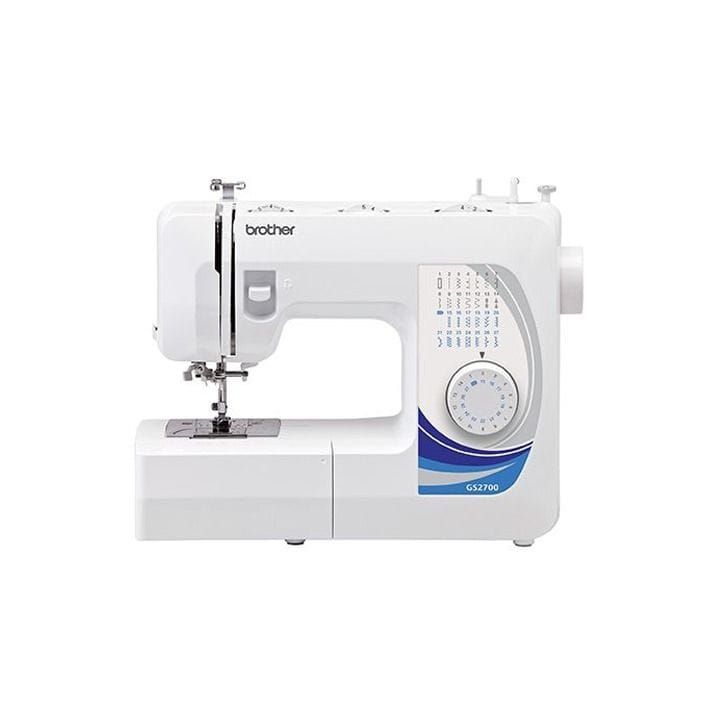 Brother Traditional Metal Chassis Sewing Machine, Quick Set Bobbin, Stitch Length Control, 27 Built In Stitches - White - GS2700
