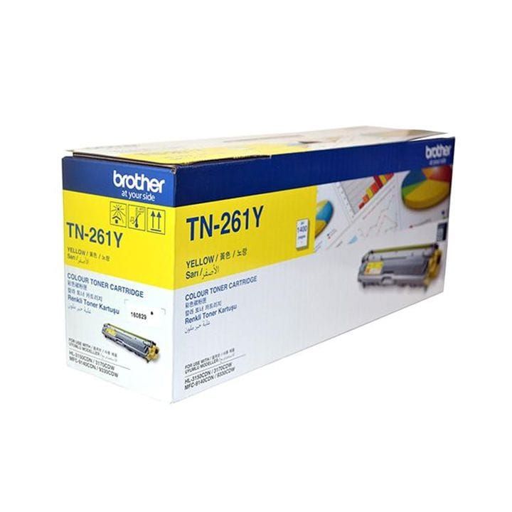 Genuine Brother Toner Cartridge For Vibrant, Professional-quality Prints, Reliable, High-yield - Yellow - TN-261Y