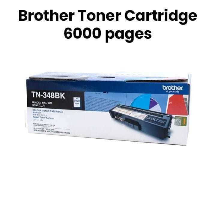 حبر أسود أصلي من براذر TN348 لطابعات MFC 9970/4570