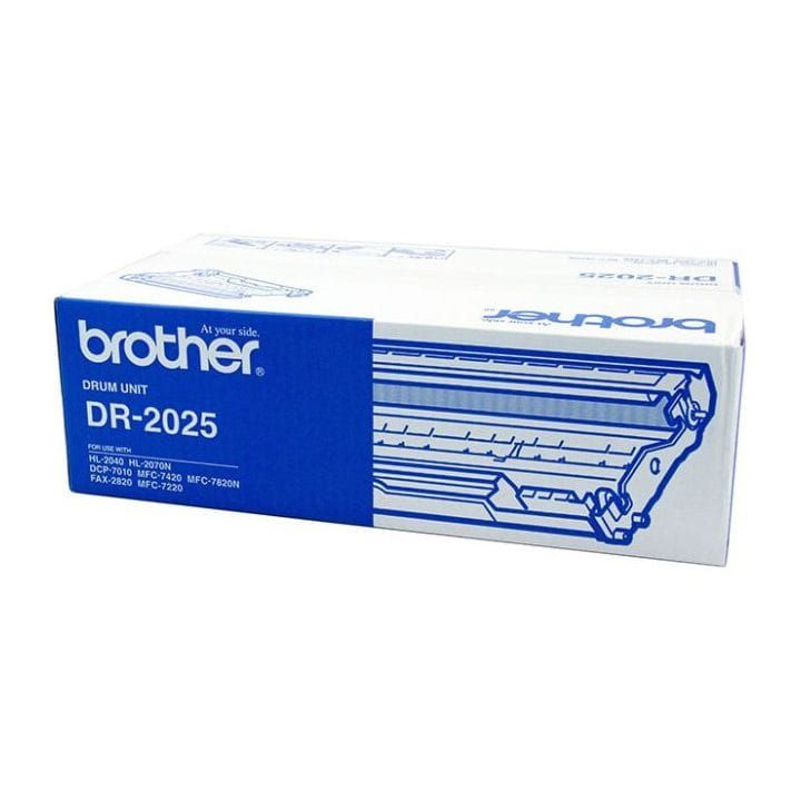Genuine Brother Laser Printer Drum Unit, Ensures Sharp, Consistent Printing, High-quality Output - Black - DR-2025