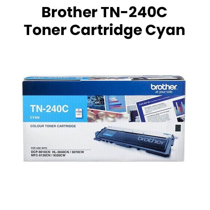 Brother Genuine Toner Cartridge, Produces Bright, Vivid And Accurate Color Prints - Cyan - TN-240C