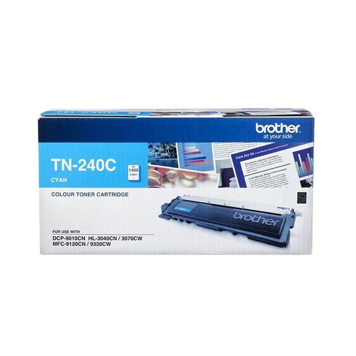 Brother Genuine Toner Cartridge, Produces Bright, Vivid And Accurate Color Prints - Cyan - TN-240C
