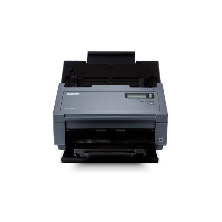Brother Professional Document Scanner, 100 Sheet ADF, Up to 80ppm (160ipm) 2-Sided A4 Scan Speed - Gray/Black - PDS-6000