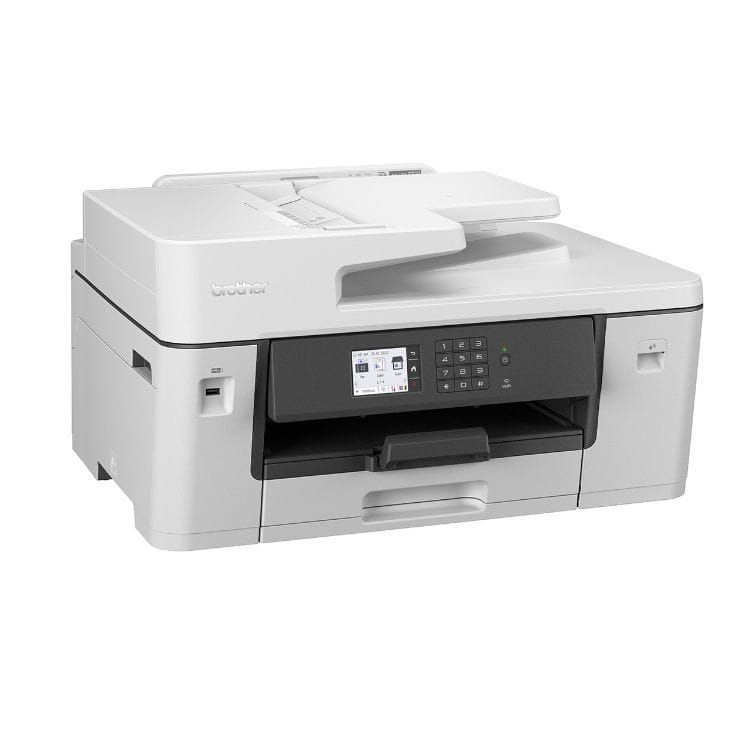 Brother A3 Inkjet Printer, Fast Print Speeds, Automatic Duplex Printing, High Print Resolution, Flexible Paper Handling - White - MFC-J3540DW