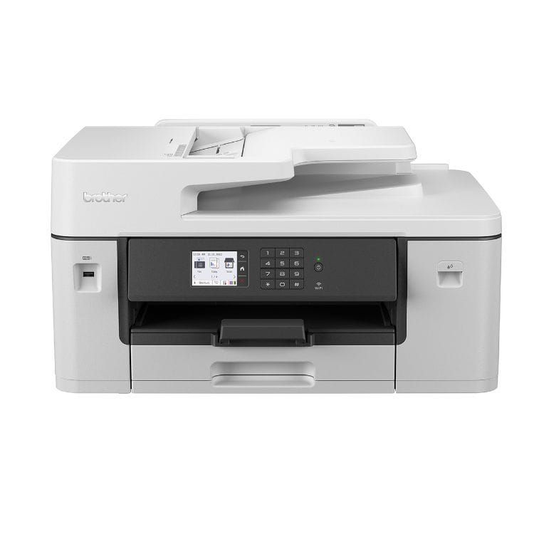 Brother A3 Inkjet Printer, Fast Print Speeds, Automatic Duplex Printing, High Print Resolution, Flexible Paper Handling - White - MFC-J3540DW