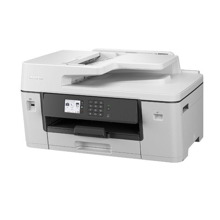 Brother A3 Inkjet Printer, Fast Print Speeds, Automatic Duplex Printing, High Print Resolution, Flexible Paper Handling - White - MFC-J3540DW
