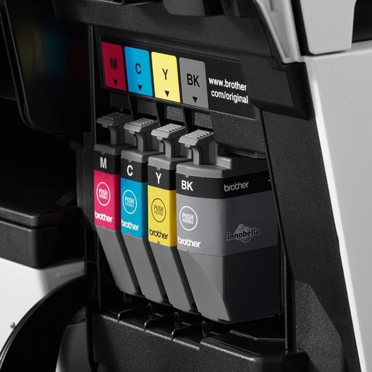 Brother A3 Inkjet Printer, Fast Print Speeds, Automatic Duplex Printing, High Print Resolution, Flexible Paper Handling - White - MFC-J3540DW