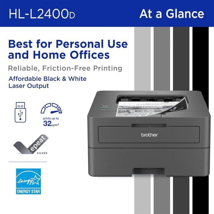 طابعة ليزرية أحادية اللون من براذر | HL-L2400D