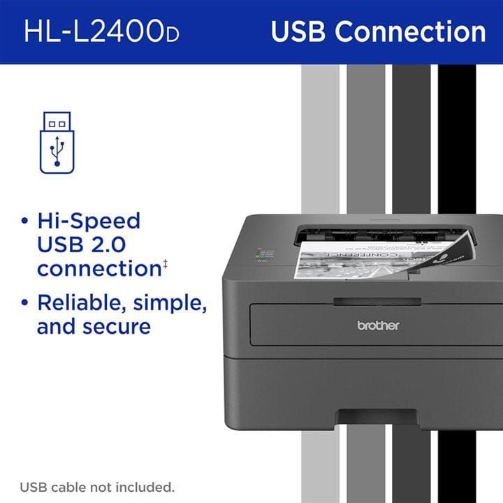 طابعة ليزرية أحادية اللون من براذر | HL-L2400D