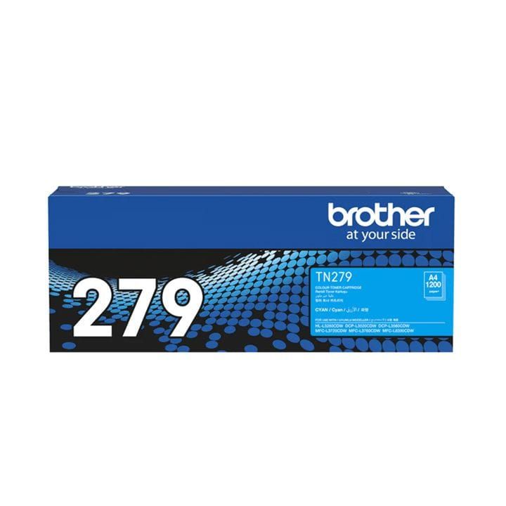 Brother Genuine Toner Cartridge, Advanced Engineering For Seamless Performance - Cyan - TN-279C