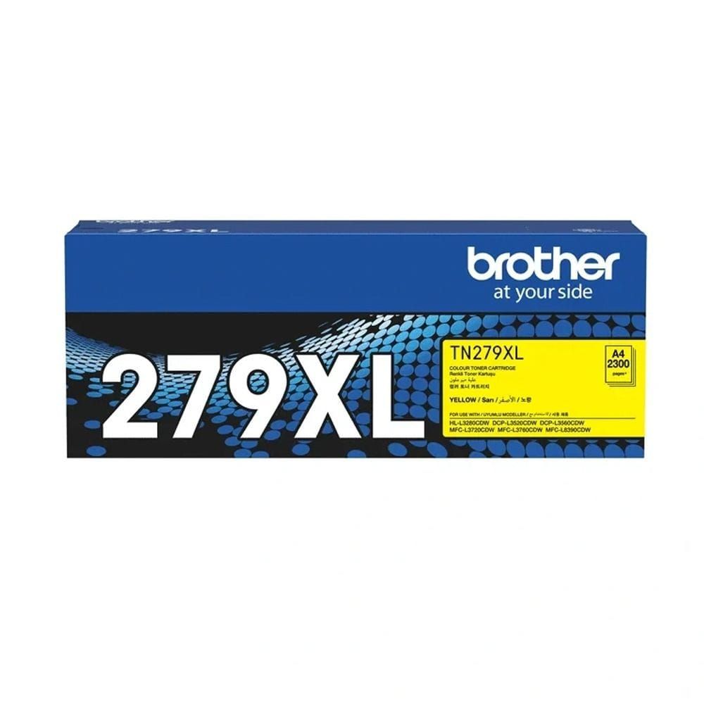 Genuine Brother High-yield Toner Cartridge For Sharp, Consistent And Professional-quality Printing - Yellow - TN-279XLY