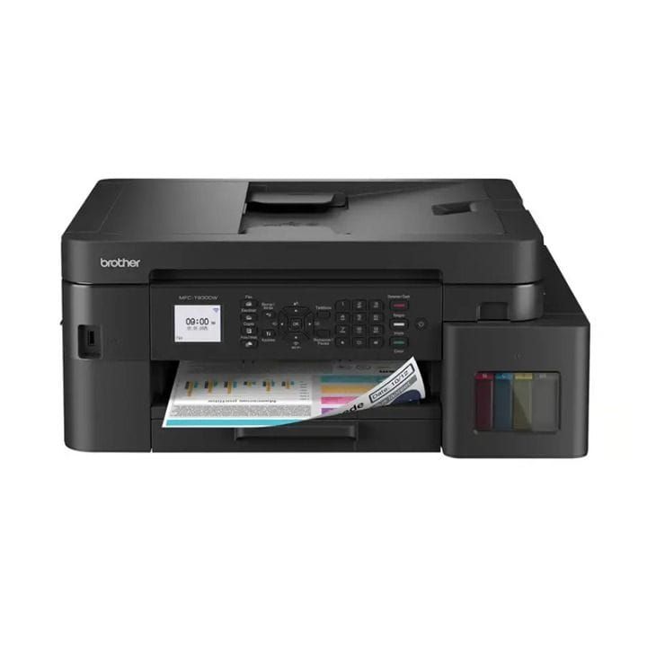 Brother A4 4-In-1 Multifunction Ink Tank Printer, Ink Tank System, Mobile Printing Support, High-Quality Output, High Paper Capacity - Black - MFC-T930DW