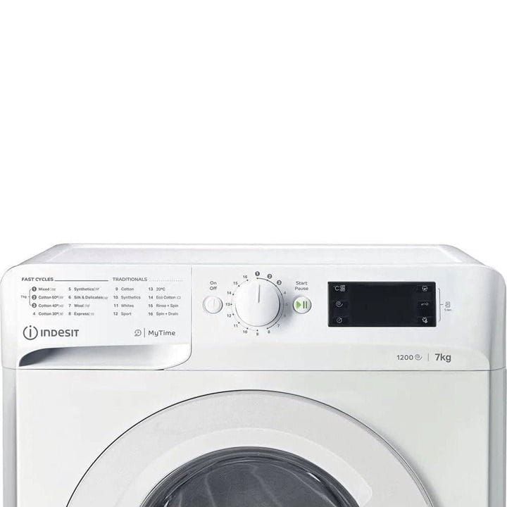 إنديست MTWE 71252 W GCC غسالة تعبئة أمامية 7 كجم - صنع في بولندا