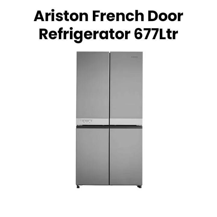Ariston AQ5DI24JVS 677 Litres French Door Free Standing Refrigerator
