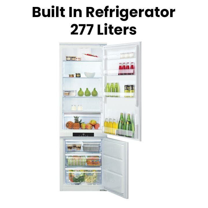 Ariston 277 Liters Built-In Refrigerator / Freezer Combination Frost Free