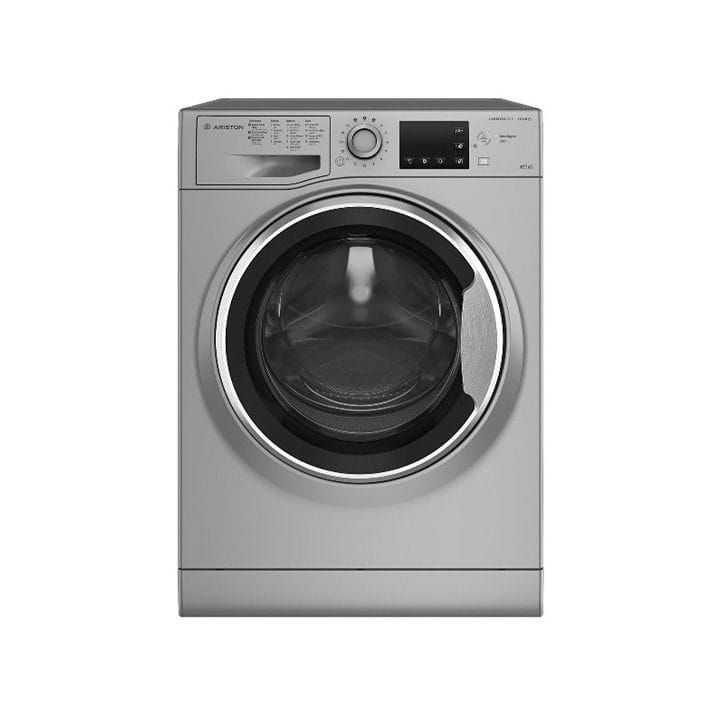 Ariston 6kg Wash, 9kg Dry Front Load Washer Dryer - Silver | NDB 96 SS GCC