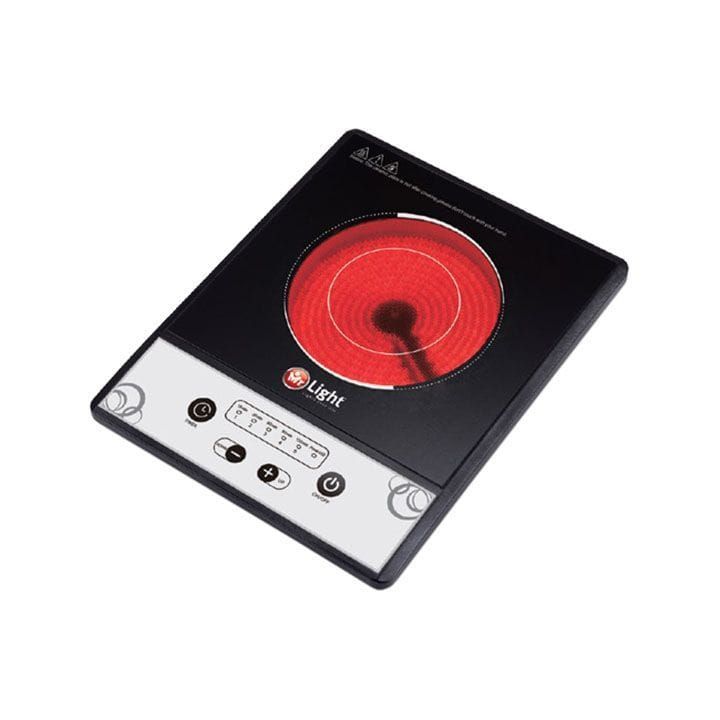 Mr Light Infrared Cooker, 2000W, Ceramic Heating Element, Touch Control, 8 Power Levels & 240-Minute Timer | Black - MR1927