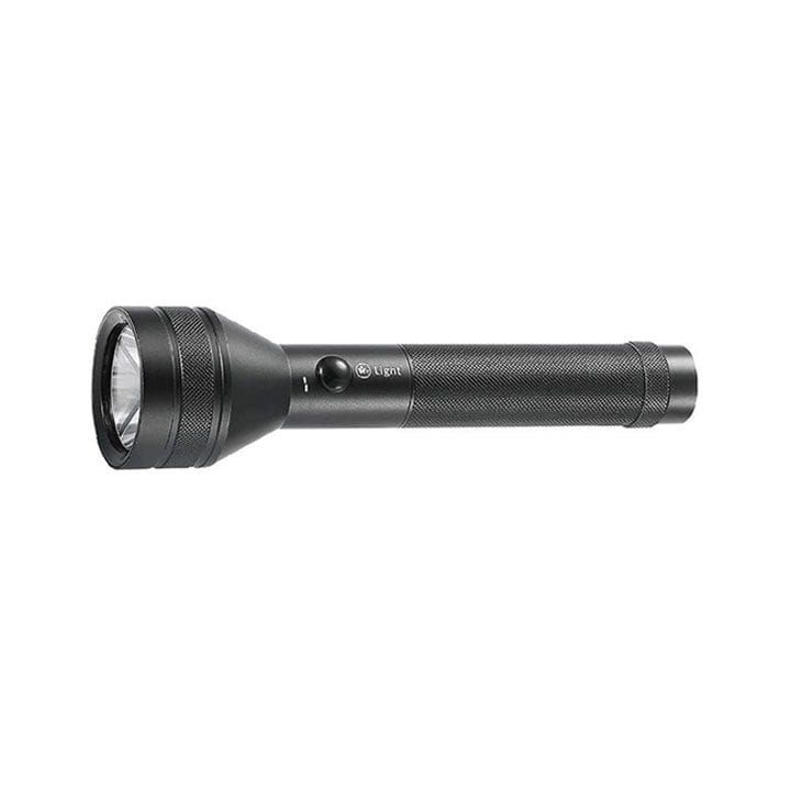 Mr. Light Rechargeable LED Flashlight, 1900mAh Battery Capacity, 220 Lumens Max Brightness - Black - MR2100