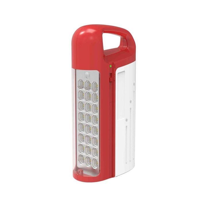 Mr. Light Rechargeable Emergency LED Light, Lighting Source, Long-Lasting Performance, Anodized Corrosion Resistance And Durability - Red - MR 588