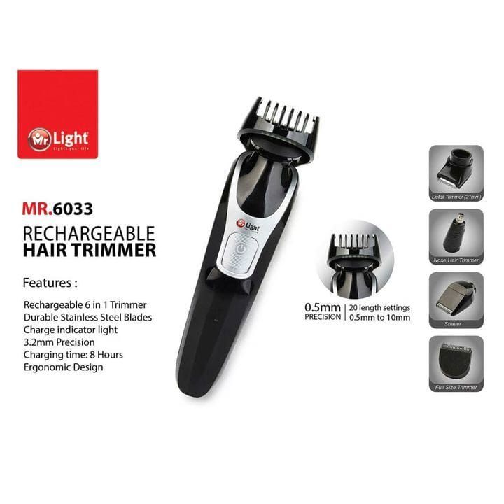 ماكينة حلاقة شعر 6 في 1 مستر لايت | MR 6033