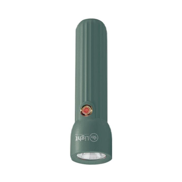 Mr. Light LED Flashlight, 800mAh Lithium-ion Battery, 20 Hours Runtime, USB Type-C Charging Port - Green Tint - MR GD001