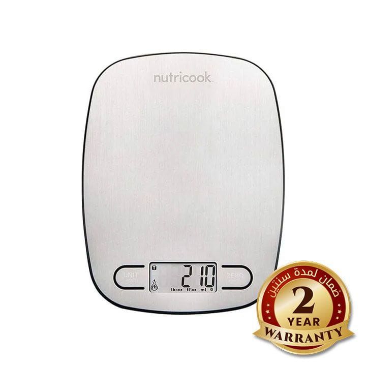 Nutricook Digital Kitchen Scale Eko, Precision Food Weighing Scale for Baking, Cooking & Diet, High Accuracy LCD Display | NC-KSE5