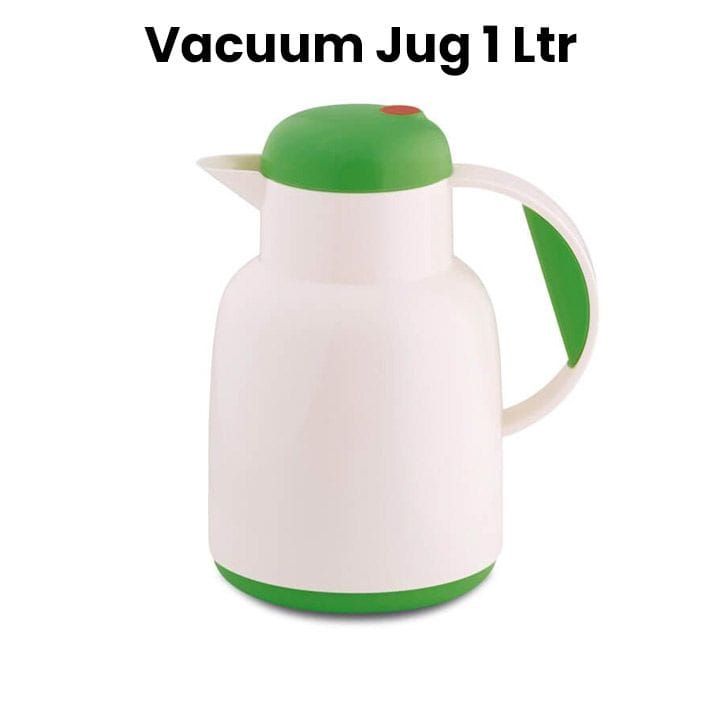 Rotpunkt 1 Ltr Vacuum Jug - White/Flip Green | R970