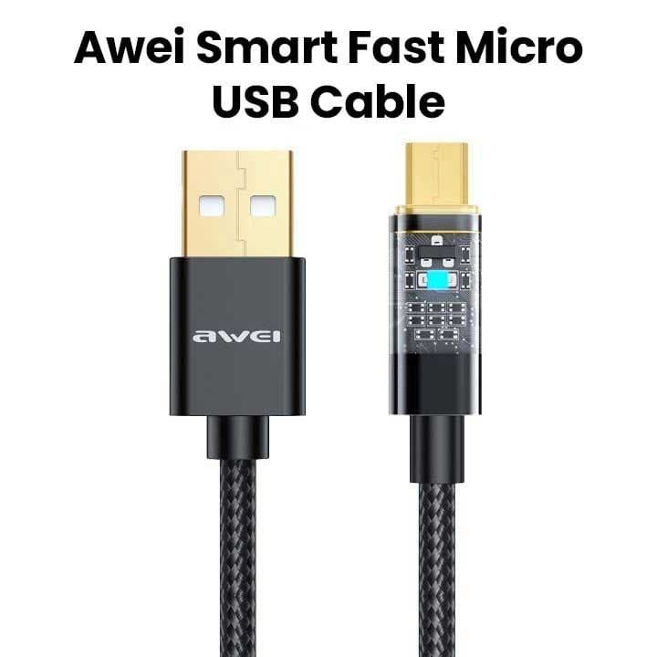 اوي كابل مايكرو USB سريع ذكي اسود CL-139M
