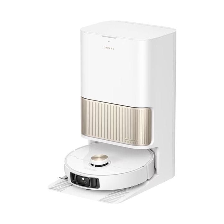 Dreame L40s Pro Ultra Robot Vacuum Cleaner, Dual Smart Brushes, Edge Reach Cleaning, Pet-Friendly Smart Control, All-in-One Power Dock - White - RLL74CE
