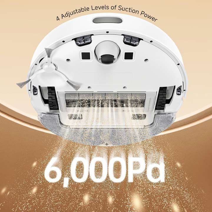Dreame D10 Plus Gen 2 Robot Vacuum Cleaner, Powerful Carpet Care, Easy Cleaning Adaptation, Intelligent Mapping And Obstacle Avoidance - White - RLD32GD