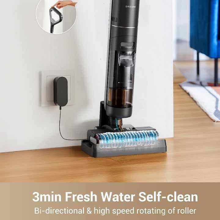 Dreame G10 Pro Wet And Dry Vacuum Cleaner, Advanced Suction Power, Self-Cleaning Roller Brush, Large Water Tank, Long-Lasting Battery - Black - G10PRO