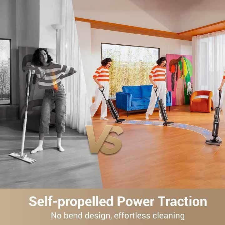 Dreame G10 Pro Wet And Dry Vacuum Cleaner, Advanced Suction Power, Self-Cleaning Roller Brush, Large Water Tank, Long-Lasting Battery - Black - G10PRO
