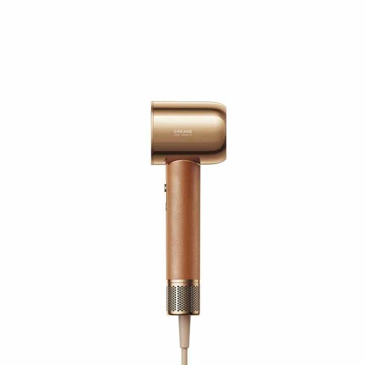 Dreame Hair Miracle Hair Dryer, Advanced Ionic Technology, High-Speed Drying, Quiet Operation, Durable And Long-Lasting, Convenient Storage - Gold - AHD9